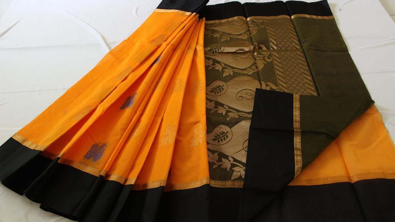 Cotton silk sarees